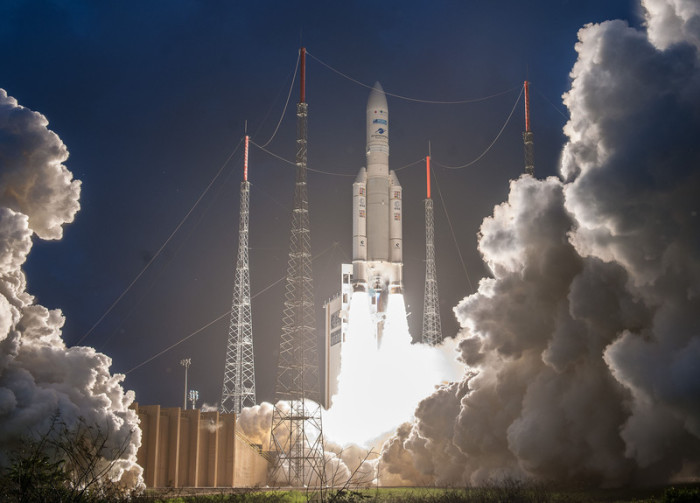 Ariane 5. Foto: epa/S. Martin