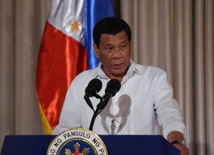 Der philippinische Präsident Rodrigo Duterte. Foto: epa/Ted Aljibe