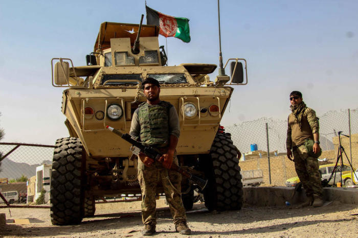 Die afghanischen Taliban haben den Grenzbezirk Spin Boldak in der Nähe von Kandahar eingenommen. Foto: epa/M. Sadiq