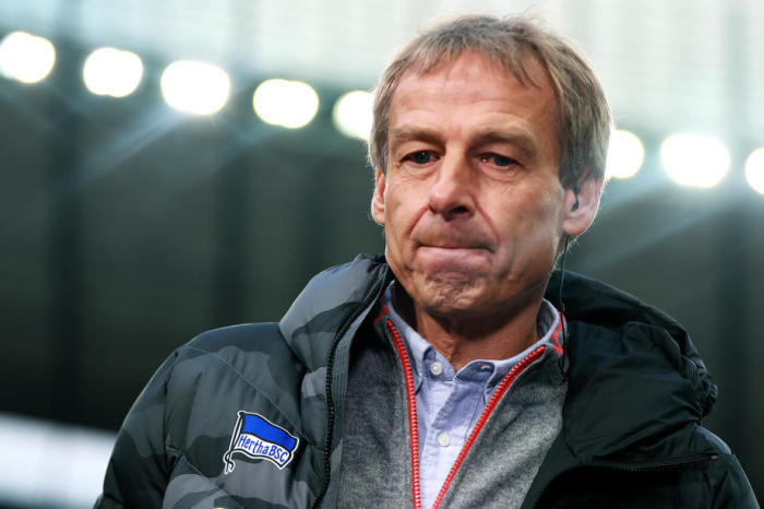 Jürgen Klinsmann ist im Februar 2020 als Trainer des deutschen Bundesligisten Hertha BSC zurueckgetreten. Foto: epa/Hayoung Jeon
