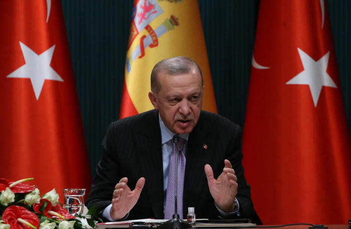 Der Türkische Präsident Recep Tayyip Erdogan. Foto: epa/Str