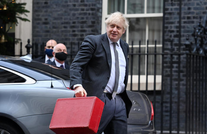 Britischer Premierminister Boris Johnson in der Downing Street 10 in London. Foto: epa/Andy Rain