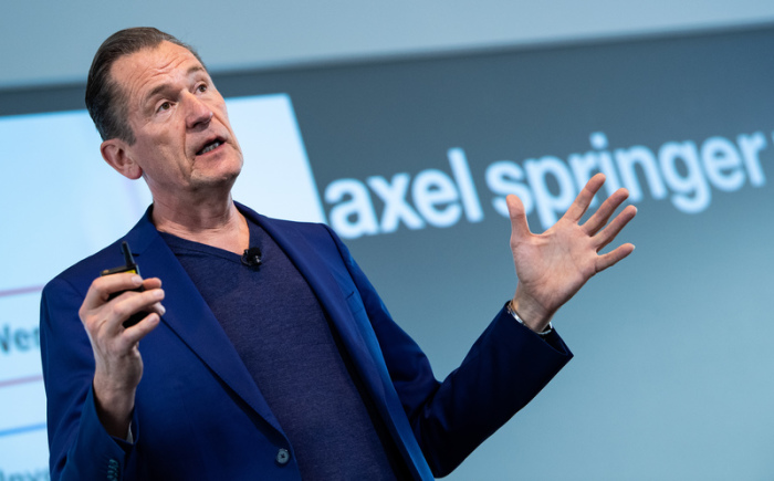 Mathias Döpfner, Vorstandsvorsitzender der Axel Springer SE. Foto: Bernd von Jutrczenka/dpa