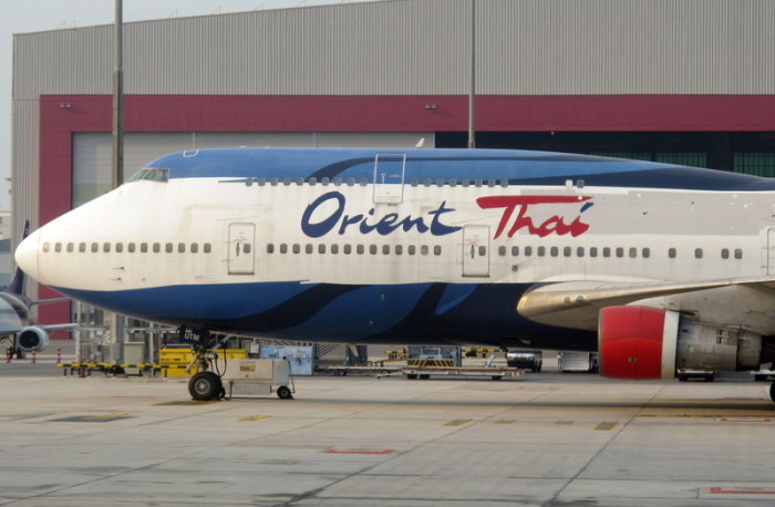 Im Bild eine Maschine der thailändischen Fluggesellschaft Orient Thai Airlines. Archivbild: epa/Barbara Walton