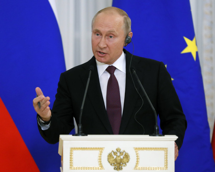 Der russische Präsident Wladimir Putin. Foto: epa/Yuri Kochetkov