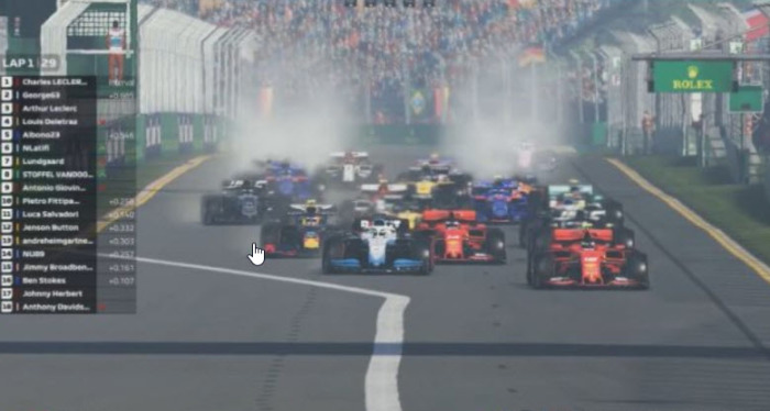 Virtual Grand Prix.Foto: Screenshot Formel1.com