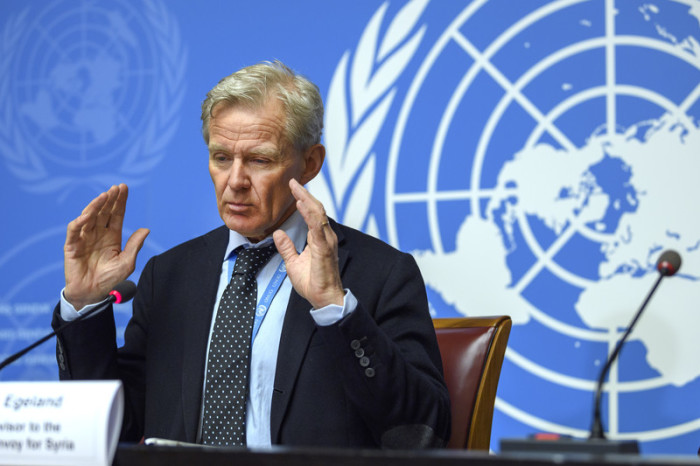 Jan Egeland, Sonderberater des UN-Sondergesandten für Syrien. Foto: epa/Martial Trezzini