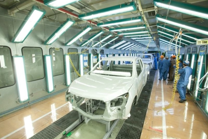 Produktionslinie von General Motors im Werk Rayong. Foto: The Nation