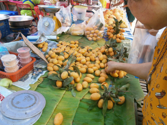 Die Märkte werden derzeit mit Mangopflaumen überschwemmt, da muss man einfach herzhaft zubeißen, das schmeckt. Fotos: hf