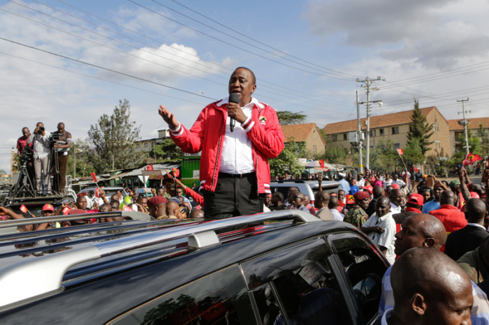 Der amtierende kenianische Präsident Uhuru Kenyatta. Foto: epa/ Daniel Irungu