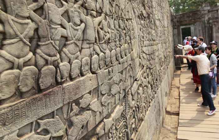 Über 1.000 Welterbestätten gibt es schon (im Bild Angkor Wat in Kambodscha), und es werden ständig mehr. Dadurch hat die Unesco immer weniger Geld übrig, um Stätten zu erhalten oder wieder aufzubauen. Foto: epa/ Mak Remissa