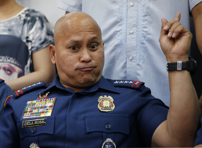  Der nationale Polizeichef Ronald Dela Rosa. Foto: epa/Francis R. Malasig