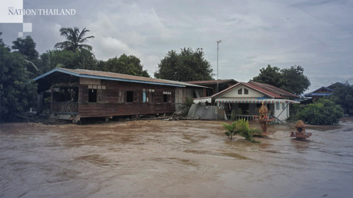 Hochwasser bedroht in vielen Landesteilen die Haushalte. Foto: The Nation