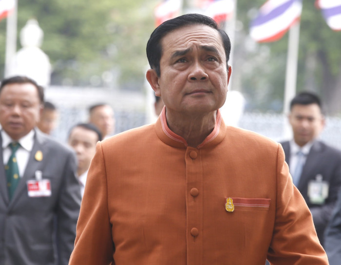 Thailands Ministerpräsident Prayut Chan-o-cha. Foto: epa/Narong Sangnak