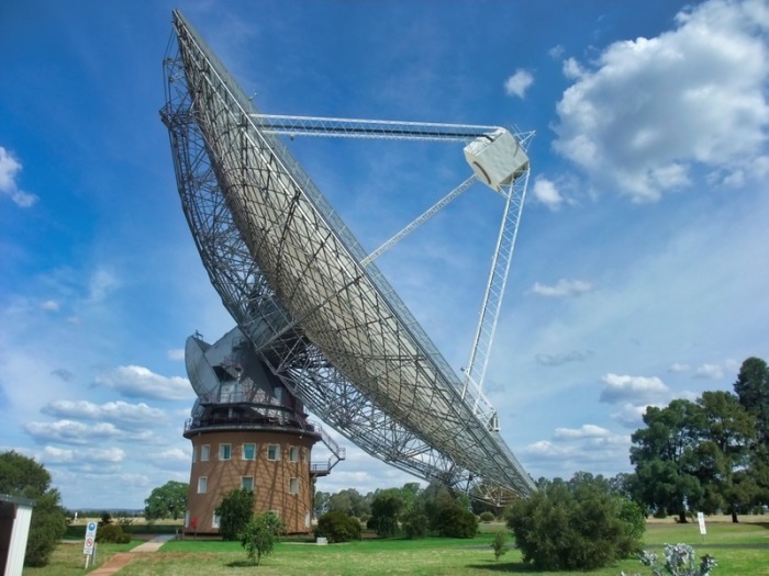 Das Parkes-Radioteleskop in Australien Foto: -/Csiro/dpa