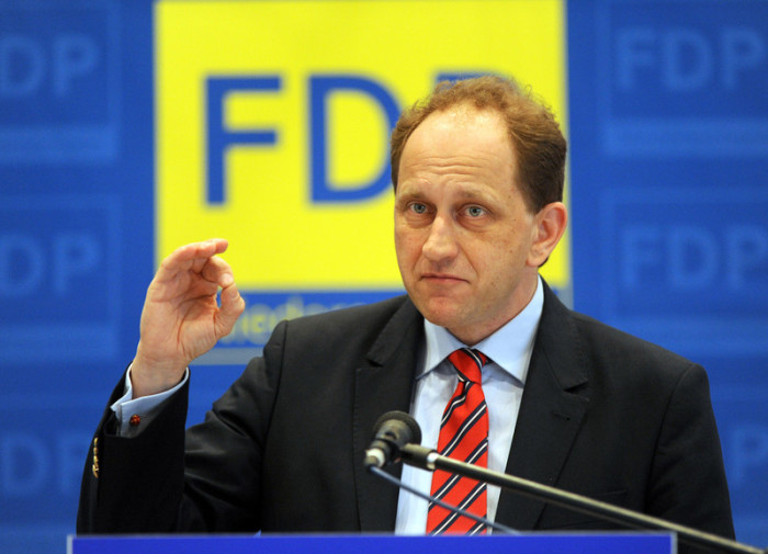 Der stellvertretende Vorsitzende der FDP-Fraktion, Alexander Graf Lambsdorff. Foto: epa/Ingo Wagner