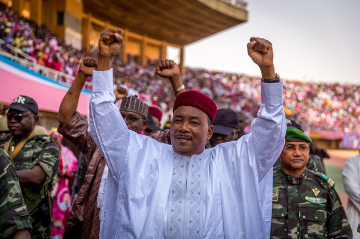 Niger-Präsident Issoufou Mahamadou. Foto: epa/Arne Gillis