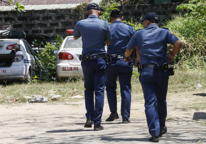 Philippinische Polizeikräfte. Foto: epa/Rolex Dela Pena