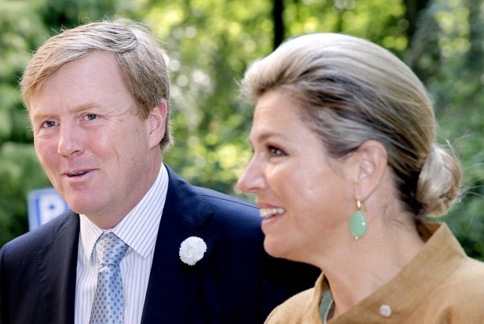 Der niederländische König Willem-Alexander (L) und Königin Maxima (R). Foto: epa/Sander Koning