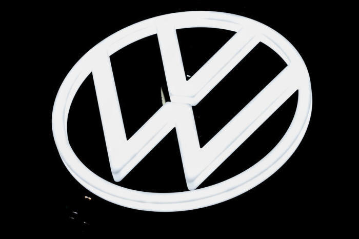 Eine Ansicht des Volkswagen-Logos während der Eröffnung des Brüsseler Autosalons in Brüssel. Foto: epa/Stephanie Lecocq