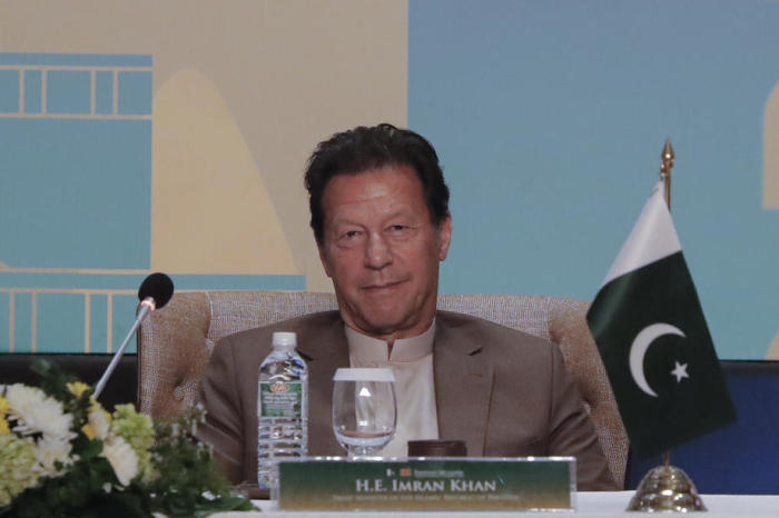 Der Premierminister Pakistans, Imran Khan. Foto: epa/Chamila Karunarathne