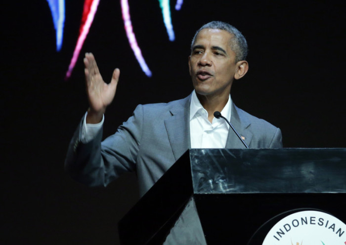  Der frühere US-Präsident Barack Obama. Foto: epa/Bagus Indahono