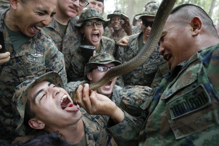 Cobra Gold-Training in Thailand. Foto: epa/Rungroj Yongrit