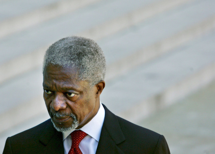 Ex-UN-Generalsekretär Kofi Annan. Foto: epa/Olivier Hoslet