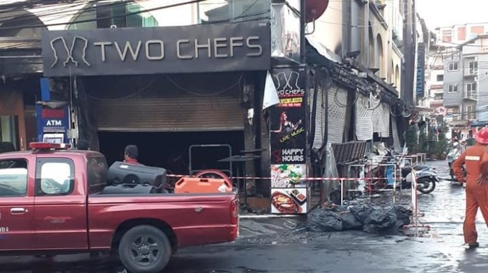 Die Patong-Filiale wurde bei dem Brand komplett zerstört. Foto: Two Chefs