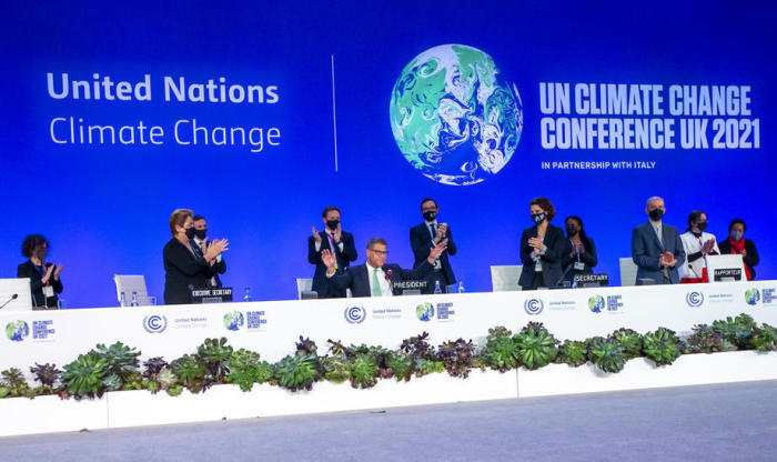 COP26 UN-Klimakonferenz in Glasgow. Foto: epa/Robert Perry