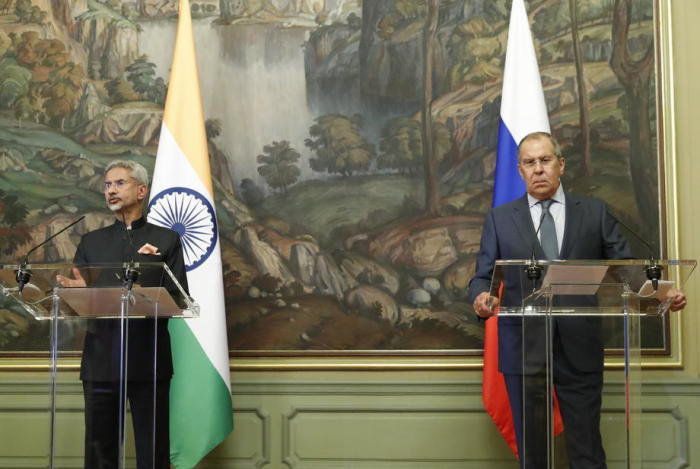 Der indische Außenminister Subrahmanyam Jaishankar besucht Moskau. Foto: epa/Schamil Schumatow /pool