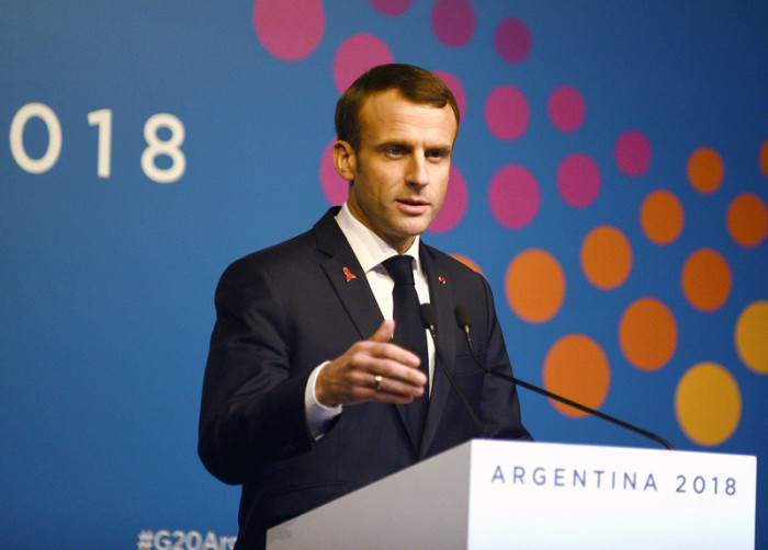 Frankreichs Präsident Emmanuel Macron. Foto: epa/G20 Argentina