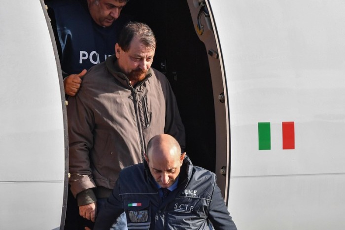 Der ehemalige Links-Terrorist Cesare Battisti. Foto: epa/Alessandro Di Meo