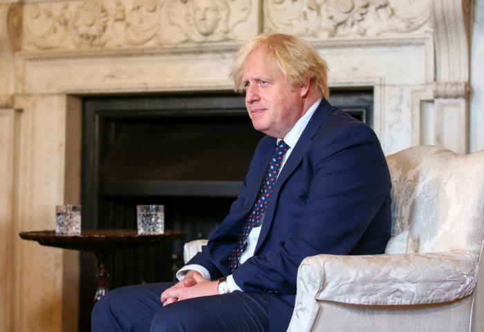 Großbritanniens Premierminister Boris Johnson in London. Foto: epa/Hollie Adams