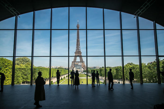 Pressepräsentation des Grand Palais Ephemere in Paris. Foto: epa/Christophe Petit Tesson