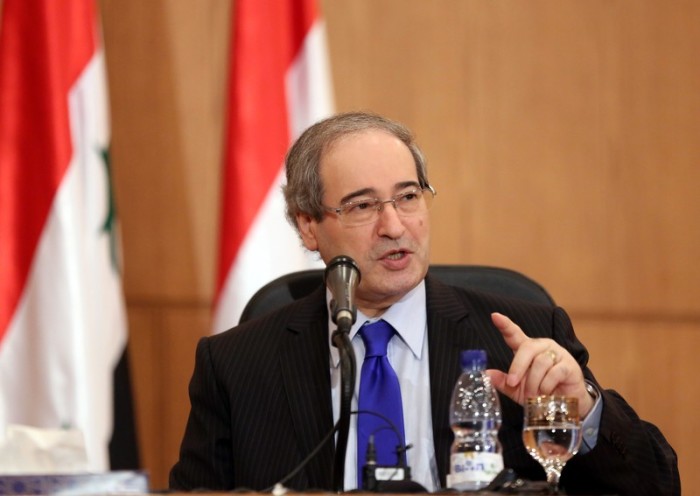 Syriens Vize-Außenministers Faisal al-Mikdad. Foto: epa/Youssef Badawi