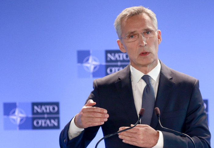 Nato-Generalsekretärs Jens Stoltenberg. Foto: epa/Olivier Hoslet