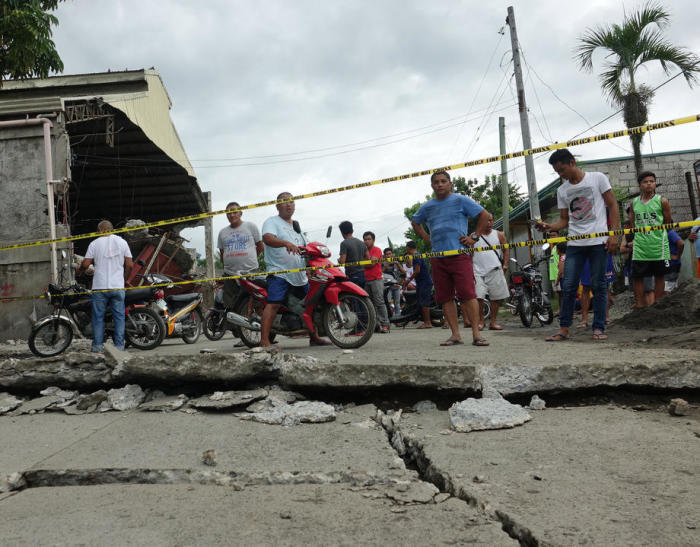 Erdbeben im Süden der Philippinen. Foto: epa/Cerilo Ebrano