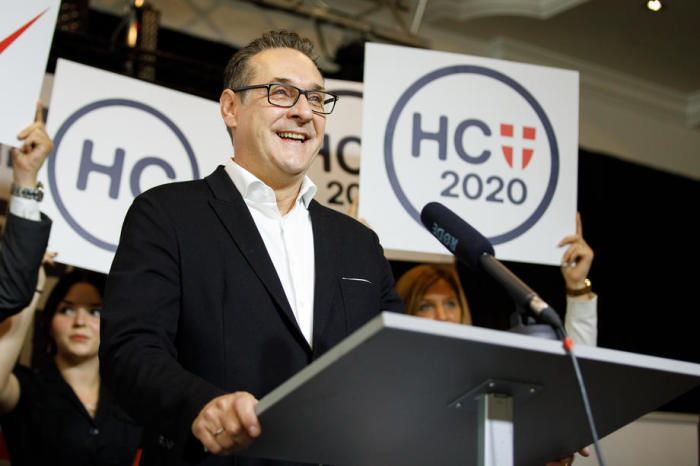 Der Wahlkampf des Teams HC Strache beginnt in Wien. Foto: epa/Florian Wieser