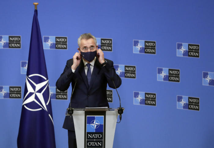 Generalsekretär der North Atlantic Treaty Organization (NATO) Jens Stoltenberg. Foto: epa/Olivier Hoslet