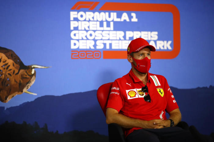 Sebastian Vettel von Ferrari. Foto: epa/Fia/f1 Handout