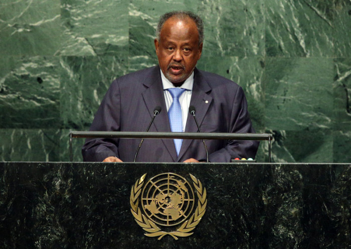  Ismael Omar Guelleh, der Präsident Dschibutis. Foto: epa/Jason Szenes