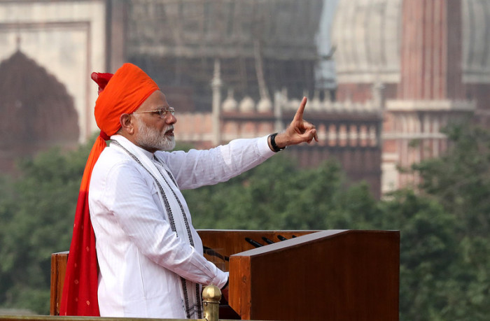 Der indische Premierminister Narendra Modi. Foto: epa/Harish Tyagi