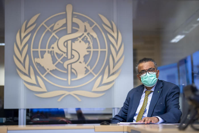Der Generaldirektor der Weltgesundheitsorganisation (WHO), Tedros Adhanom Ghebreyesus. Foto: epa/Martial Trezzini