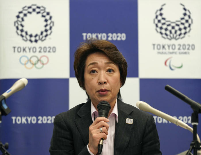 Seiko Hashimoto, Präsident des Organisationskomitees für Tokio 2020, Pressegespräch. Foto: epa/Kimimasa Mayama