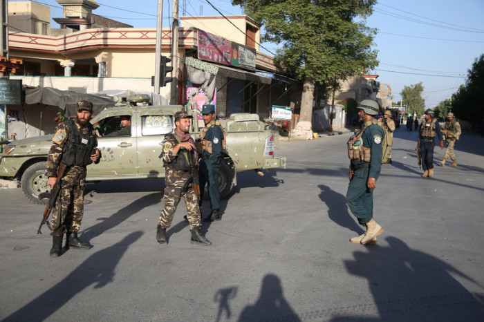 Sicherheitskräfte in Afghanistan. Foto: epa/Ghulamullah Habibi