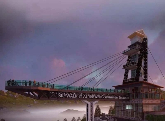 Yalas Skywalk erfreut sich hoher Besucherzahlen. Foto: The Nation