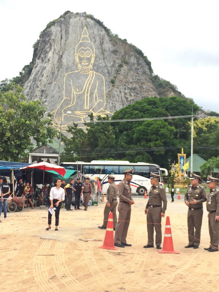 Spurensicherung am Buddha Mountain. Foto: The Nation