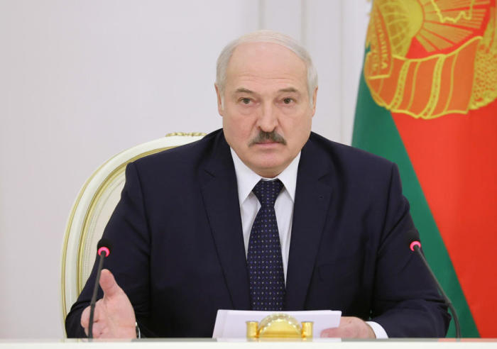 Weißrusslands Präsident Alexander Lukaschenko. Foto: epa/Maxim Gutschek
