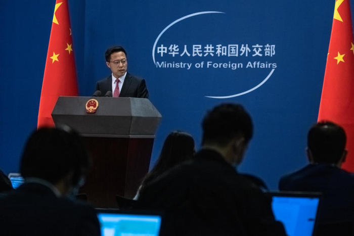Zhao Lijian, Sprecher des chinesischen Außenministeriums. Foto: epa/Roman Pilipey
